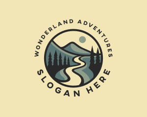 Natural Park Pathway logo design