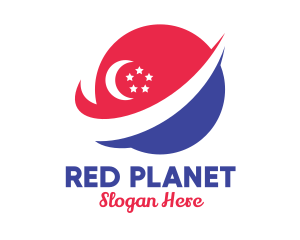 Planet Singapore Orbit logo design