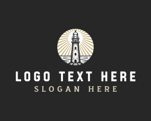 Marine - Lighthouse Marine Beacon logo design