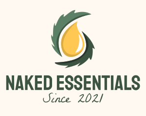 Organic Essential Oil  logo design