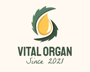 Organic Essential Oil  logo design