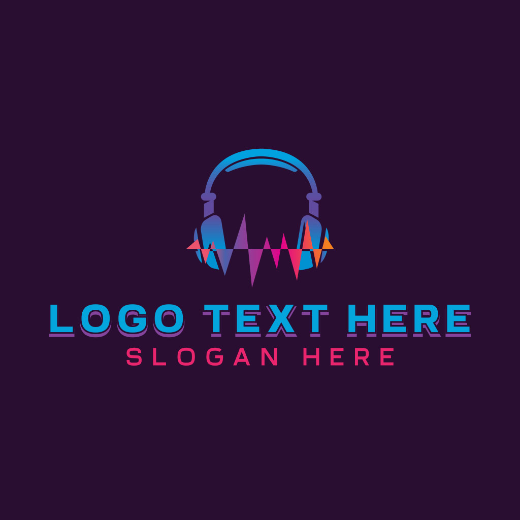 Audio Music Headphones Logo | BrandCrowd Logo Maker