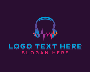 Musician - Audio Music Headphones logo design