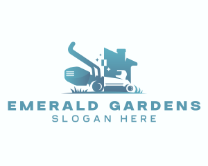 Gardening Lawn Care logo design