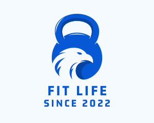 Eagle Kettlebell Fitness  logo design