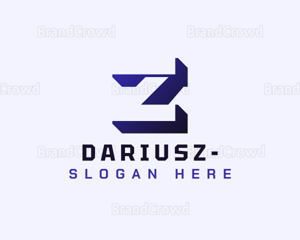 Esports Gaming Tech Letter Z Logo