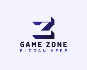Lettermark Z - Esports Gaming Tech Letter Z logo design