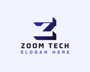 Esports Gaming Tech Letter Z logo design