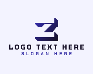 Online - Esports Gaming Tech Letter Z logo design