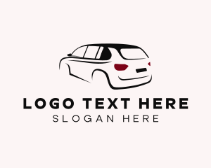 Mini Van - SUV Transport Car logo design