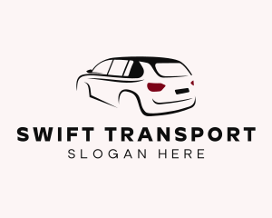 SUV Transport Car logo design