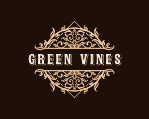 Premium Vine Ornamental logo design