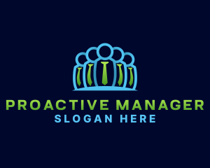 Manager - Human Resource Employee Community logo design