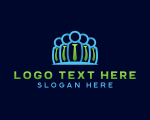 Partnership - Human Resource Employee Community logo design