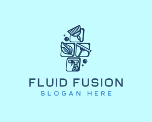 Bubble Cleaning Service logo design