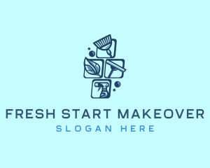 Makeover - Bubble Cleaning Service logo design