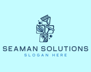 Bubble Cleaning Service logo design