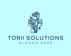 Bubble Cleaning Service logo design