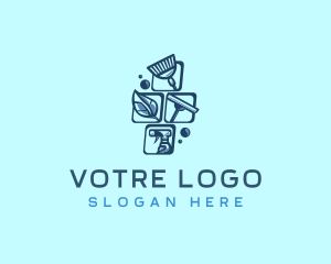 Bubble Cleaning Service logo design