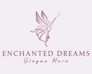 Magical - Magic Wand Fairy logo design