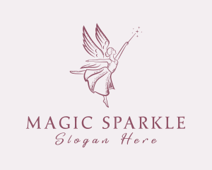 Magic Wand Fairy logo design