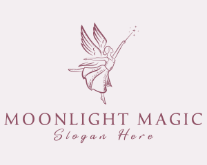 Magic Wand Fairy logo design