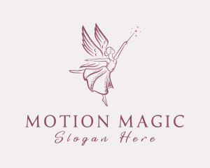 Magic Wand Fairy logo design