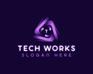 Tech Vortex AI logo design