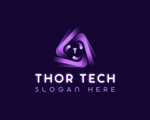 Tech Vortex AI logo design