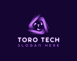 Tech Vortex AI logo design