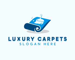 Carpet - Carpet Broom Cleaning logo design