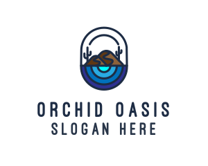 Cactus Desert Oasis logo design