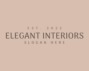 Luxury Corporate Wordmark logo design