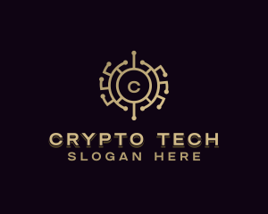 Crypto - Blockchain Crypto Advisory logo design