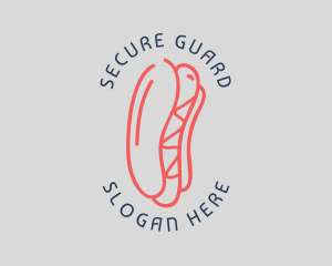 Meal - Hot Dog Sandwich Snack logo design
