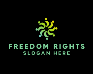 Human Rights Community Charity  logo design