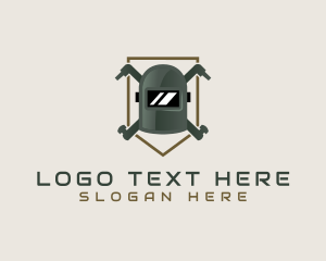 Forge - Industrial Welding Mask logo design