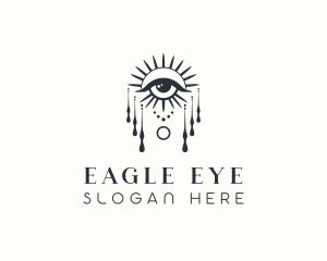 Mystical Fortune Teller Eye logo design