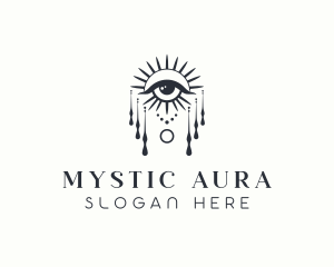 Mystical Fortune Teller Eye logo design