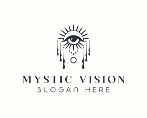 Fortune Telling - Mystical Fortune Teller Eye logo design