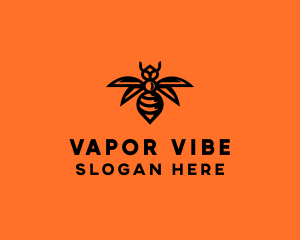 Wasp Wings Flying logo design