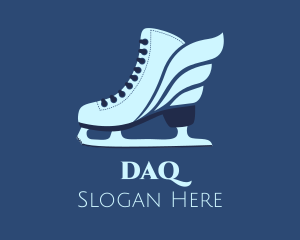 Ice Skating Winged Shoes  Logo