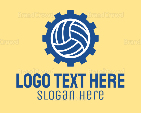 Volleyball Sports Gear Logo