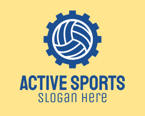 Volleyball Sports Gear  logo design