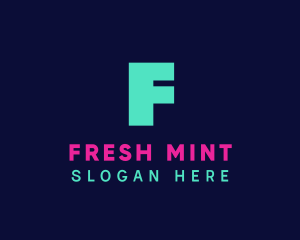 Mint - Neon Chunky Font logo design
