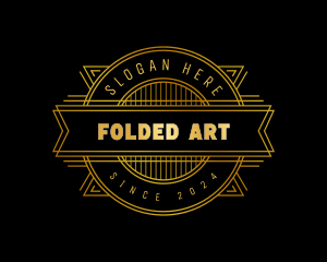 Luxury Art Deco logo design