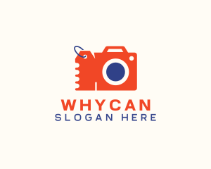 Camera Shopping Tag Coupon Logo