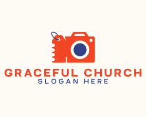 Digicam - Camera Shopping Tag Coupon logo design