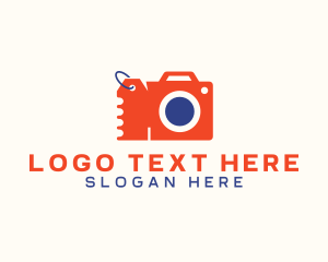 Voucher - Camera Shopping Tag Coupon logo design