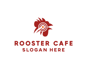 Red Rooster Target logo design